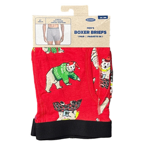 Mens Christmas Polar Bears Boxer Briefs - Size XXL - Old Navy - NWT